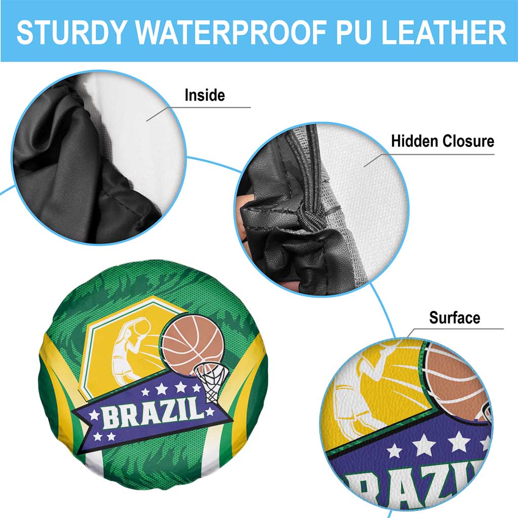 Brazil Basketball Spare Tire Cover Come On Brasil Cariocas