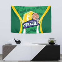 Brazil Basketball Tapestry Come On Brasil Cariocas