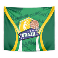 Brazil Basketball Tapestry Come On Brasil Cariocas