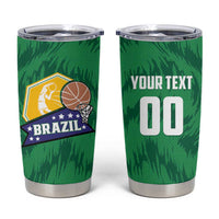 Brazil Basketball Custom Tumbler Cup Come On Brasil Cariocas