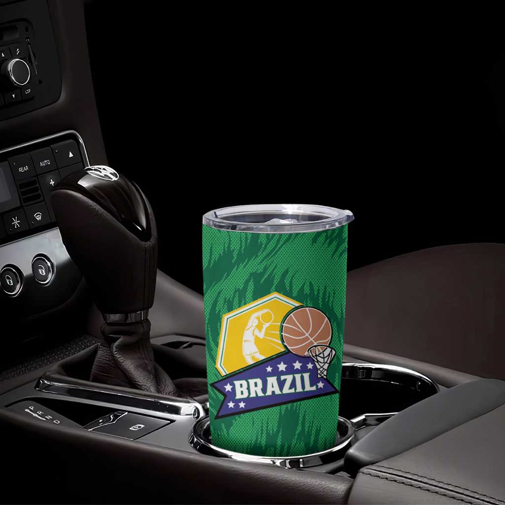Brazil Basketball Custom Tumbler Cup Come On Brasil Cariocas