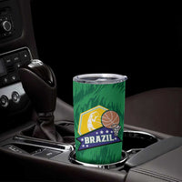 Brazil Basketball Custom Tumbler Cup Come On Brasil Cariocas