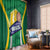 Brazil Basketball Window Curtain Come On Brasil Cariocas