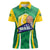 Brazil Basketball Custom Women Polo Shirt Come On Brasil Cariocas