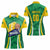 Brazil Basketball Custom Women Polo Shirt Come On Brasil Cariocas