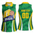Brazil Basketball Custom Women Sleeveless Polo Shirt Come On Brasil Cariocas