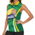 Brazil Basketball Custom Women Sleeveless Polo Shirt Come On Brasil Cariocas