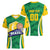 Brazil Basketball Custom Women V-Neck T-Shirt Come On Brasil Cariocas