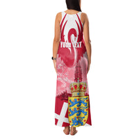 Denmark Constitution Day 2024 Family Matching Tank Maxi Dress and Hawaiian Shirt Grundlovsdag 5th June - Wonder Print Shop