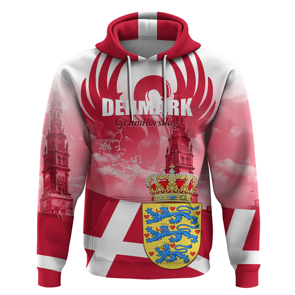 Denmark Constitution Day 2024 Hoodie Grundlovsdag 5th June - Wonder Print Shop