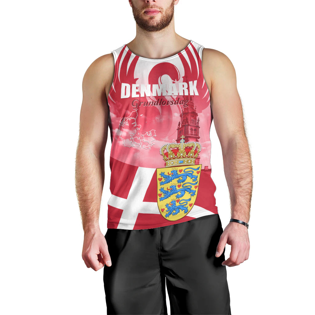 Denmark Constitution Day 2024 Men Tank Top Grundlovsdag 5th June - Wonder Print Shop