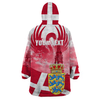 Denmark Constitution Day 2024 Wearable Blanket Hoodie Grundlovsdag 5th June - Wonder Print Shop