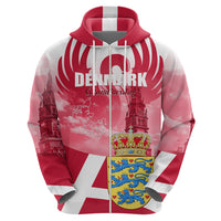 Denmark Constitution Day 2024 Zip Hoodie Grundlovsdag 5th June - Wonder Print Shop