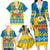 Sweden National Day 2024 Family Matching Long Sleeve Bodycon Dress and Hawaiian Shirt Svenska Flaggans Dag - Wonder Print Shop