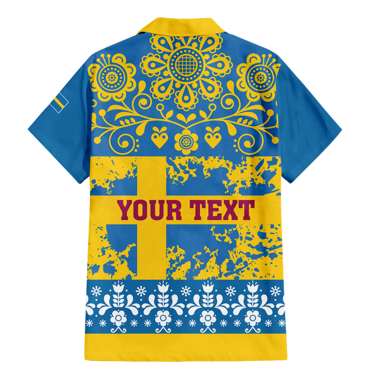 Sweden National Day 2024 Family Matching Mermaid Dress and Hawaiian Shirt Svenska Flaggans Dag - Wonder Print Shop