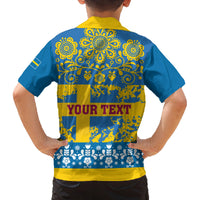 Sweden National Day 2024 Family Matching Puletasi and Hawaiian Shirt Svenska Flaggans Dag - Wonder Print Shop