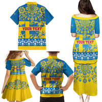 Sweden National Day 2024 Family Matching Puletasi and Hawaiian Shirt Svenska Flaggans Dag - Wonder Print Shop