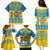 Sweden National Day 2024 Family Matching Puletasi and Hawaiian Shirt Svenska Flaggans Dag - Wonder Print Shop