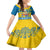 Sweden National Day 2024 Family Matching Short Sleeve Bodycon Dress and Hawaiian Shirt Svenska Flaggans Dag - Wonder Print Shop