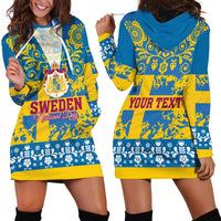 Sweden National Day 2024 Hoodie Dress Svenska Flaggans Dag - Wonder Print Shop