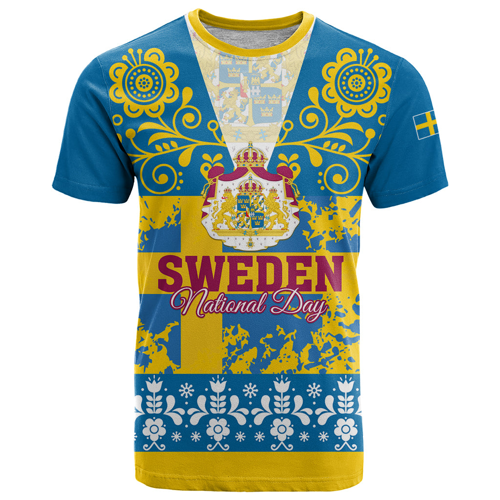 Sweden National Day 2024 T Shirt Svenska Flaggans Dag - Wonder Print Shop