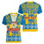 Sweden National Day 2024 Women V-Neck T-Shirt Svenska Flaggans Dag - Wonder Print Shop