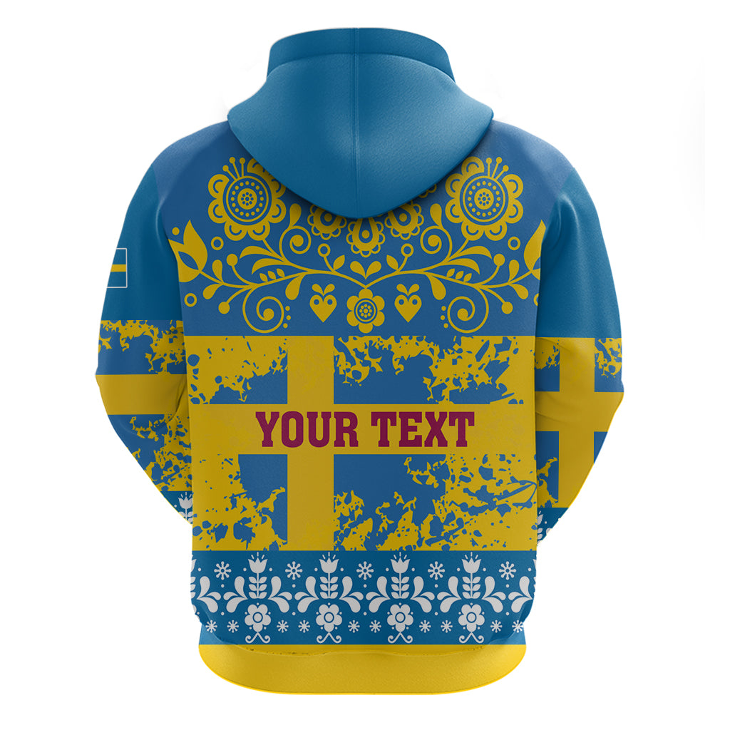 Sweden National Day 2024 Zip Hoodie Svenska Flaggans Dag - Wonder Print Shop