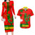 Portugal Day 2024 Couples Matching Long Sleeve Bodycon Dress and Hawaiian Shirt de Camoes e das Comunidades Portuguesas - Wonder Print Shop
