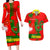 Portugal Day 2024 Couples Matching Long Sleeve Bodycon Dress and Hawaiian Shirt de Camoes e das Comunidades Portuguesas