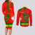 Portugal Day 2024 Couples Matching Long Sleeve Bodycon Dress and Long Sleeve Button Shirt de Camoes e das Comunidades Portuguesas - Wonder Print Shop