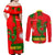 Portugal Day 2024 Couples Matching Off Shoulder Maxi Dress and Long Sleeve Button Shirt de Camoes e das Comunidades Portuguesas - Wonder Print Shop