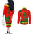 Portugal Day 2024 Couples Matching Off The Shoulder Long Sleeve Dress and Long Sleeve Button Shirt de Camoes e das Comunidades Portuguesas