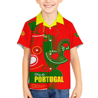 Portugal Day 2024 Family Matching Off Shoulder Maxi Dress and Hawaiian Shirt de Camoes e das Comunidades Portuguesas - Wonder Print Shop