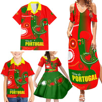 Portugal Day 2024 Family Matching Summer Maxi Dress and Hawaiian Shirt de Camoes e das Comunidades Portuguesas - Wonder Print Shop