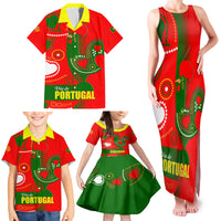 Portugal Day 2024 Family Matching Tank Maxi Dress and Hawaiian Shirt de Camoes e das Comunidades Portuguesas - Wonder Print Shop
