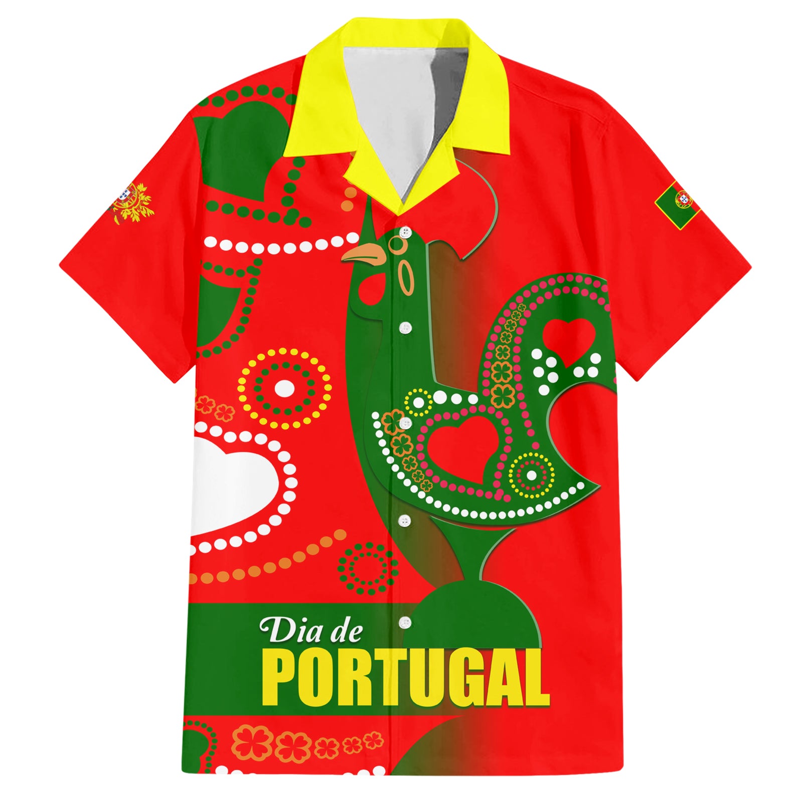 Portugal Day 2024 Hawaiian Shirt de Camoes e das Comunidades Portuguesas