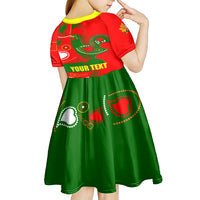 Portugal Day 2024 Kid Short Sleeve Dress de Camoes e das Comunidades Portuguesas - Wonder Print Shop