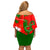 Portugal Day 2024 Off Shoulder Short Dress de Camoes e das Comunidades Portuguesas - Wonder Print Shop