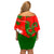 Portugal Day 2024 Off Shoulder Short Dress de Camoes e das Comunidades Portuguesas