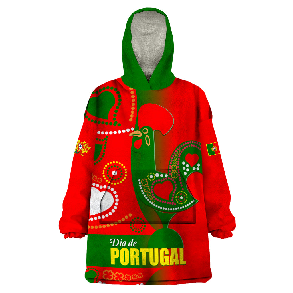 Portugal Day 2024 Wearable Blanket Hoodie de Camoes e das Comunidades Portuguesas - Wonder Print Shop