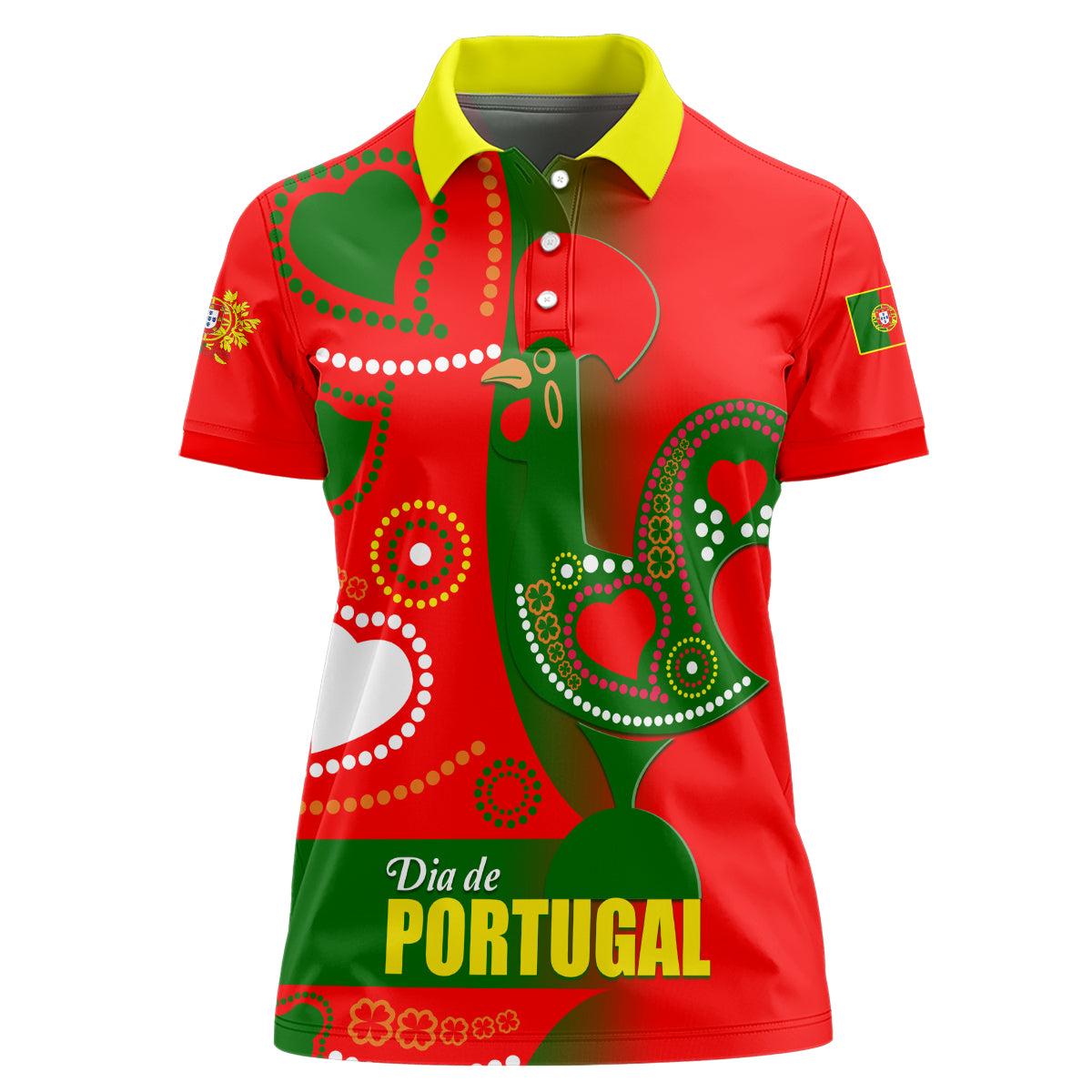 Portugal Day 2024 Women Polo Shirt de Camoes e das Comunidades Portuguesas