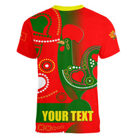 Portugal Day 2024 Women V-Neck T-Shirt de Camoes e das Comunidades Portuguesas - Wonder Print Shop