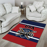 USA 2025 Ringette Area Rug Go Champion Team Ringette USA