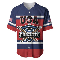 Custom USA 2025 Ringette Baseball Jersey Go Champion Team Ringette USA