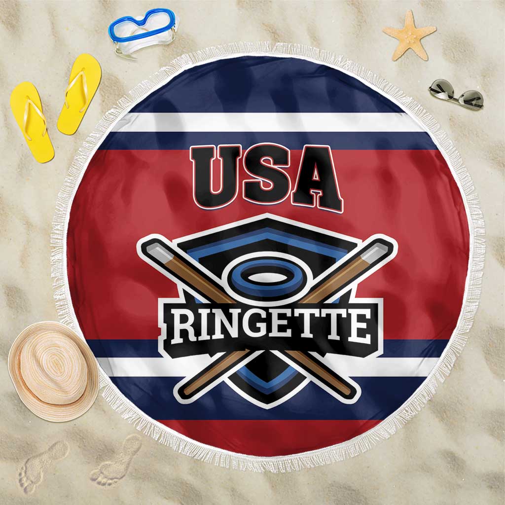 USA 2025 Ringette Beach Blanket Go Champion Team Ringette USA