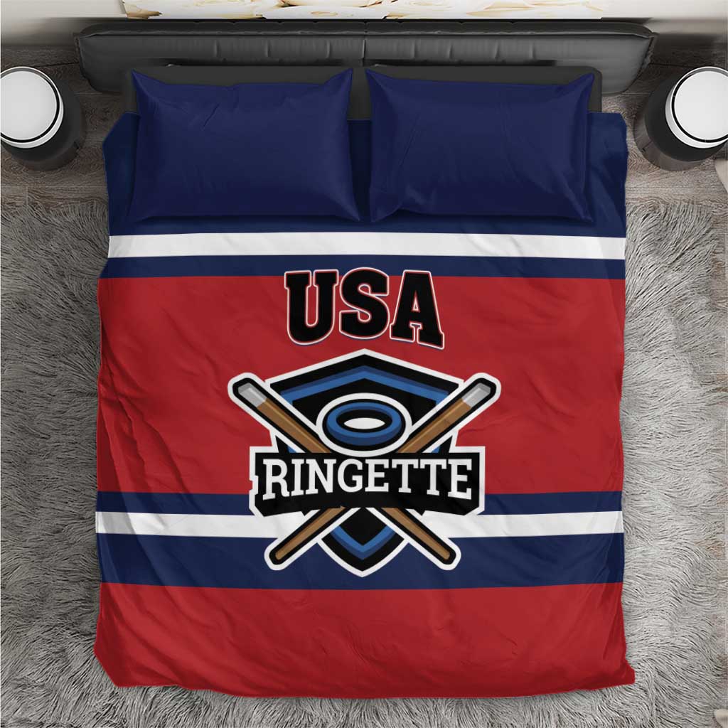 USA 2025 Ringette Bedding Set Go Champion Team Ringette USA