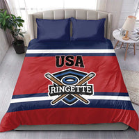 USA 2025 Ringette Bedding Set Go Champion Team Ringette USA