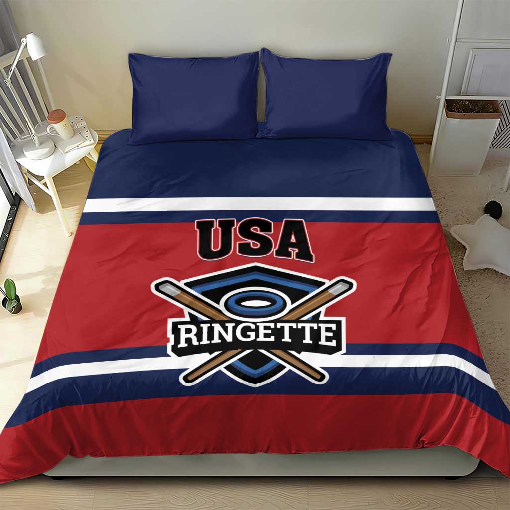 USA 2025 Ringette Bedding Set Go Champion Team Ringette USA