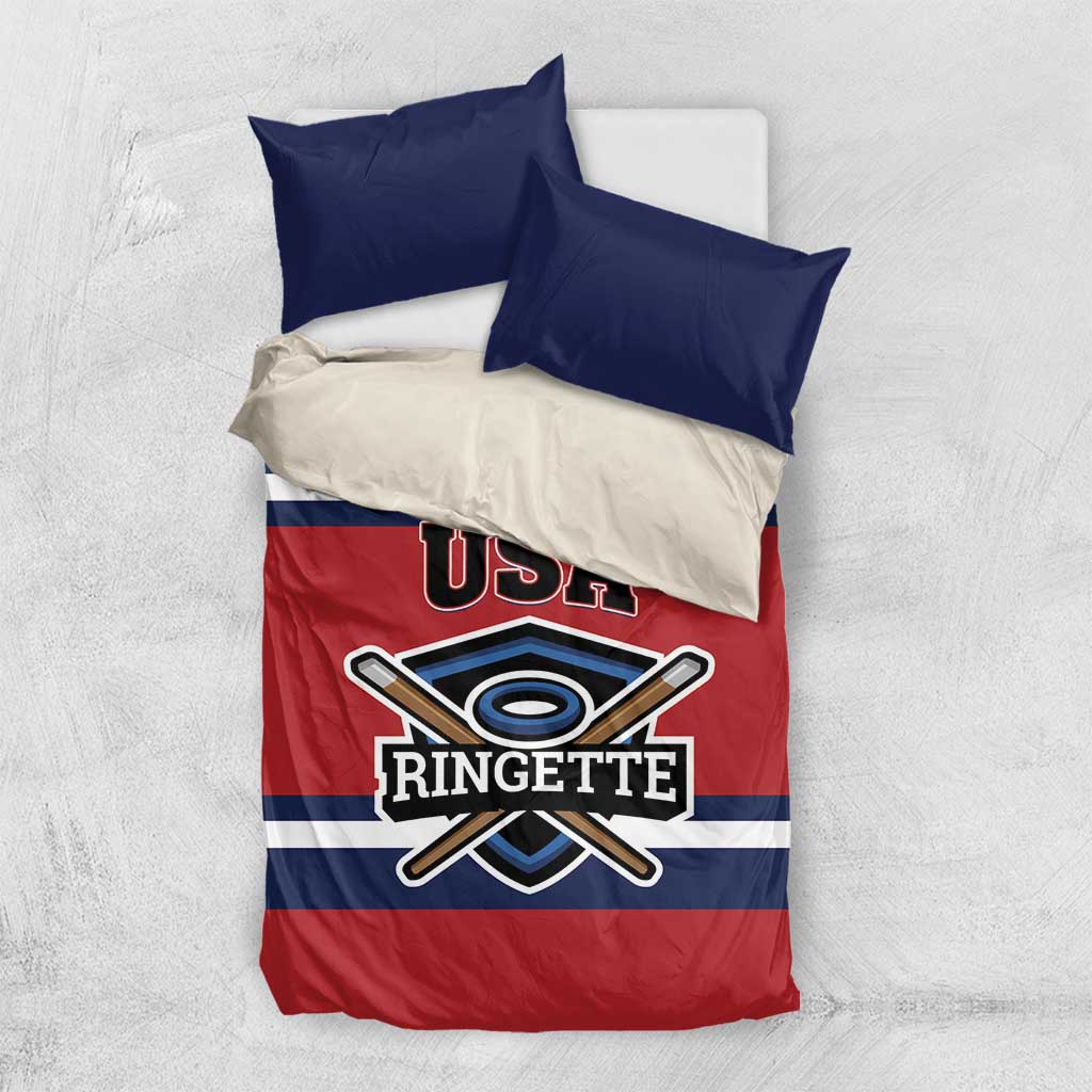 USA 2025 Ringette Bedding Set Go Champion Team Ringette USA