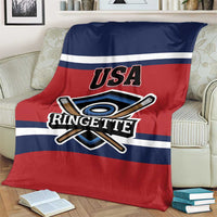 USA 2025 Ringette Blanket Go Champion Team Ringette USA